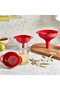 Beige 3-Piece Funnel Set Funnel Set with Strainer Oil Funnel Bpa Free - 4