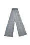 Winter Soft Textured Wool Hair Knitting Pattern Thick Knitwear Tuşe Scarf and Beanie 2-Piece Set - 3