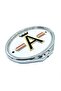 Special for Label Makers Oval Framed King Crown Embossed Letter a with Country Flag a Quality - 3