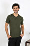 Men's Combed Cotton Khaki 3-Piece Pajama Set - 6