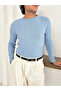 Winter Knitted Crew Neck Sweater Knitwear - 2