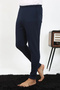 Men's Cotton Single Bottom Pajamas Navy Blue - 2
