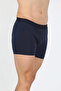 Men's Cotton Lycra Boxers Navy Blue - 3