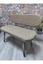 First New Model Bomb Fabric Bench Cover in Turkey Kitchen Restaurant Cafe Pouf Bench Cover - 8