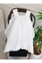 Stroller Cover with Zipper Single Layer Pique White Color, Newborn Baby Products - 3