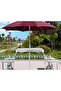 Foldable Aluminum Picnic Table with 4 Seats | Portable Camping Table & Bench Set - 2