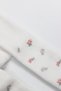 Organic Cotton Baby Socks Blossom Towel Pantyhose for Girls and Boys (Ecru) - 2