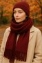 Women's Premium Soft Winter Cashmere Textured Scarf – Ultra Soft & Warm - 2