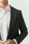 Patterned Mono Collar Jacket - 8
