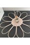 Flower-Decorated Decorative Rattan Set of 3