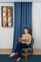 VELVET Textured Curtain Panel Drapery Curtain for Living Room and Bedroom (1x2 Pleats) - 2