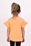 Girl's Printed Crew Neck Ruffle Sleeve T-Shirt - 3