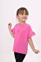 Girl's Printed Crew Neck Ruffle Sleeve T-Shirt - 2