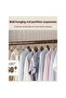 Minimalist Natural Wood Coat Rack with Side Hooks, Thick Rod & Shelf, Freestanding 120×163×40 cm - 3