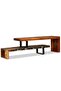 TV Stand Solid Reclaimed Wood - 4