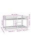Bunk Bed without Mattress 90x200 cm Solid Wood Pine - 3