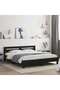 Bed Frame without Mattress Black 180x200 cm Super King