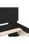 Bed Frame without Mattress Black 180x200 cm Super King - 7
