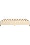 Bed Frame without Mattress Cream 180x200 cm Super King Fabric - 5