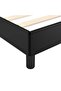 Bed Frame with Headboard without Mattress Black 180x200 cm Super King - 6