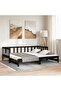 Pull-out Day Bed without Mattress Black 2x(90x200)cm - 2