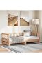 Pull-out Day Bed without Mattress 2x(90x200) cm Solid Wood Pine