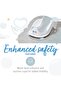Soft Touch Mini Bath Support | Ergonomic Baby Seat Up to 6M | Grey - 4