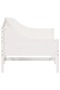 Day Bed without Mattress White 90x200 cm Solid Wood Pine - 4