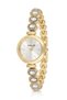 Luxury Stone Cord Women's Wristwatch Gold Color Pl-1574B1X - 4