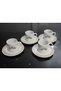 Pink Flower Porcelain Coffee Set 80Cc 4 Person 8 Pieces ***New Product*** - 5