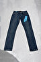 Men's Blue Stretch Fabric Jeans Slim Fit Slim Fit - 3