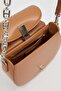 Brown Chain Strap Detailed Handbag - 3