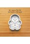 Sweet Cute Baby Cookie Guys Set of 4 Cookie and Sugar Dough Molds - 4