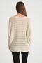 Women's Beige Italian Perforated Bat Sleeve Knitwear Sweater - 7