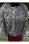 Gray Leopard Long Fur Premium Fur Coat Jacket - 7055 - 2