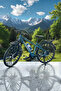 Blue High Quality Metal 1:10 Scale Collectible Die Cast Model Bike - 2