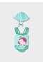 Baby Girl Sun Protection Swimsuit and Hat Set 1764
