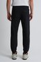 Black Lace-Up Waistband Elasticated Leg Comfortable Fit Zippered Men's Sweatpants Bottom - 6