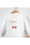 Girl 5-8 years cherry stone printed double set - 2