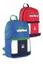Bennetton Unisex Double Compartment Backpack 0428775 Red - 7