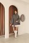 Imported Felt Fabric Poncho - 2