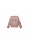 Girls' Sweatshirt Elastic Waist Crew Neck Long Sleeve Printed Winter Cotton Sweatshirt - 2