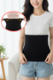 Black Unisex Plush Waist Corset Waist Warmer Prevents Pain - Supports - 4