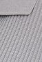 Men's Standard Fit Regular Cut Cotton Polo V-Neck Gray Sweater - 6