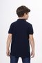 Unisex Polo Neck Buttoned Long Short T-Shirt - 7