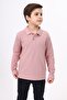Unisex Polo Neck Buttoned Long Sleeve T-Shirt - 2