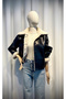 Women's Black Fur Lined Buttoned Leather Coat - 3