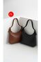 Women's Shoulder and Hand Bag - Set of 2 Black-Taba