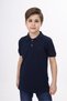Unisex Polo Neck Buttoned Long Short T-Shirt - 5