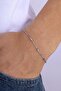 Cylinder Crossing Minimal Chain Men's Steel Bracelet